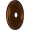 Ekena Millwork Traditional PVC Medallion (Canopies up to 13 1/2"), 22"OD x 3 1/2"ID x 1 1/2"P, Metallic Dark Copper CMP22TRCDC - alternate 2